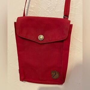 Fjallraven Red Pocket Bag